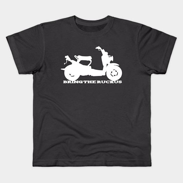 Honda Ruckus Kids T-Shirt by Yankeeseki